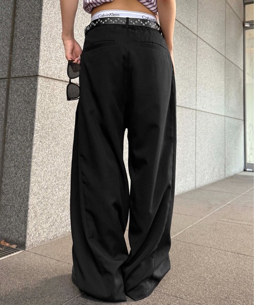 サイドタックラメスラックス（スラックス）｜sedacle（セダクル