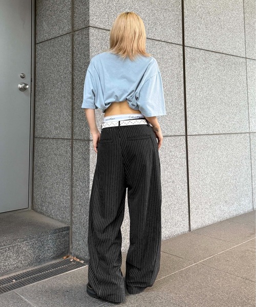 sedacle(セダクル)の「サイドタックラメスラックス(スラックス・レディース・ブラック/ブラック系その他/グレー・SMALL/MEDIUM/LARGE)」の15枚目の写真