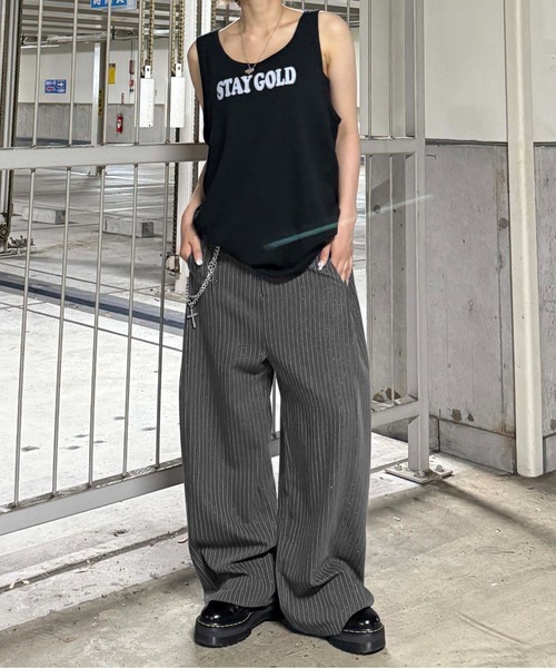 サイドタックラメスラックス（スラックス）｜sedacle（セダクル