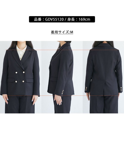 WEB限定・ミドル丈】レディハンサムシリーズ ウールライク金ボタン