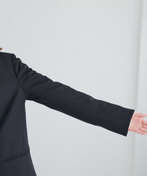 WEB限定・ミドル丈】レディハンサムシリーズ ウールライク金ボタン