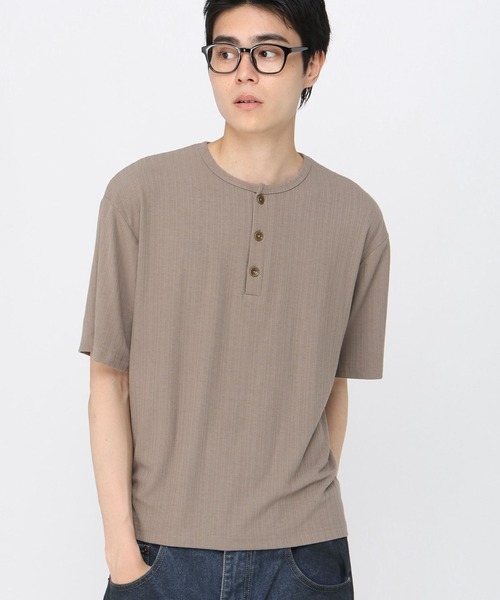 3.3 Field Trip （3.3フィールドトリップ）の「3.3 Field Trip／ヘンリールーズＴシャツ（Tシャツ/カットソー・メンズ・ホワイト/ブラウン/ブラック・MEDIUM/LARGE）」の4枚目の写真