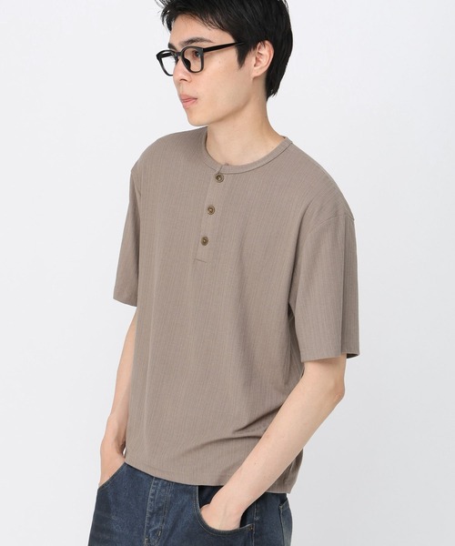 3.3 Field Trip （3.3フィールドトリップ）の「3.3 Field Trip／ヘンリールーズＴシャツ（Tシャツ/カットソー・メンズ・ホワイト/ブラウン/ブラック・MEDIUM/LARGE）」の5枚目の写真