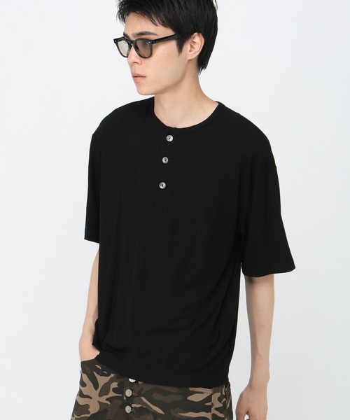 3.3 Field Trip （3.3フィールドトリップ）の「3.3 Field Trip／ヘンリールーズＴシャツ（Tシャツ/カットソー・メンズ・ホワイト/ブラウン/ブラック・MEDIUM/LARGE）」の15枚目の写真