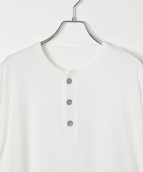 3.3 Field Trip （3.3フィールドトリップ）の「3.3 Field Trip／ヘンリールーズＴシャツ（Tシャツ/カットソー・メンズ・ホワイト/ブラウン/ブラック・MEDIUM/LARGE）」の20枚目の写真