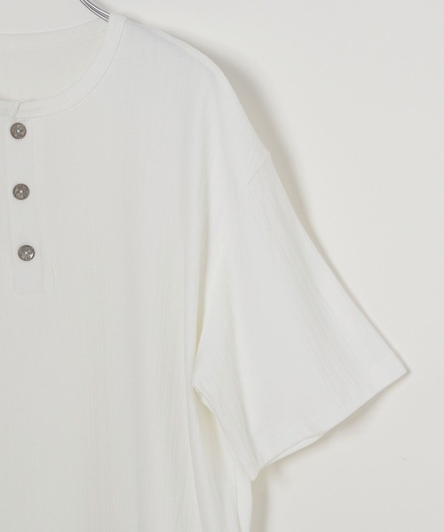 3.3 Field Trip （3.3フィールドトリップ）の「3.3 Field Trip／ヘンリールーズＴシャツ（Tシャツ/カットソー・メンズ・ホワイト/ブラウン/ブラック・MEDIUM/LARGE）」の21枚目の写真