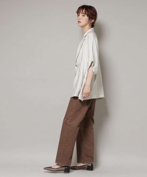 upperhights(アッパーハイツ)の「upper hights/THE NIECE MID-RISE ブラウン(デニムパンツ・レディース・ブラウン・22/23/24)」の15枚目の写真