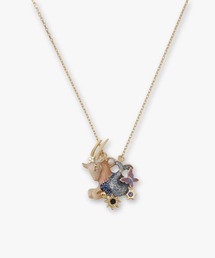 【美品】 アナスイ ネックレス ペンダントマハラジャ クジャク ラインストーン 射手座モチーフ ネックレス（ネックレス）｜ANNA SUI（アナスイ）の