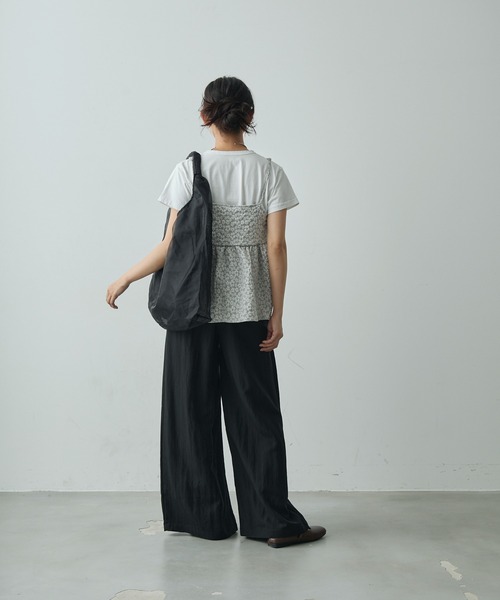 Lunea（ルネア）の「オーガンジートートバッグ（トートバッグ・レディース・アイボリー/ブラック・FREE）」の7枚目の写真