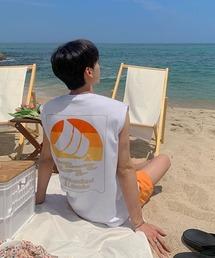 NOWLE(ノウル)の【NOWLE】サンセット マリン サーフ ノースリーブ Tシャツ(タンクトップ)