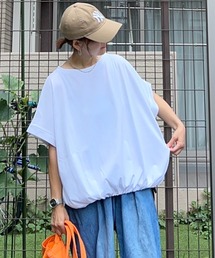 notch. | 【notch.by KR】ドルマンドローコードTシャツ(Tシャツ/カットソー)