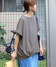 notch. | 【notch.by KR】ドルマンドローコードTシャツ(Tシャツ/カットソー)