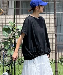 notch. | 【notch.by KR】ドルマンドローコードTシャツ(Tシャツ/カットソー)