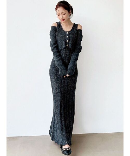 極美品✨RESEXXY リゼクシー アンサンブルレースニットワンピース セール】アンサンブルレースニットワンピース（ワンピース）｜RESEXXY