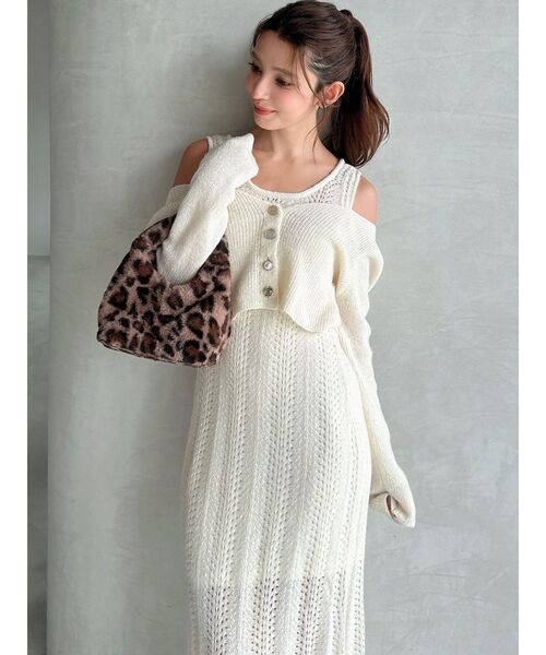 アンサンブルレースニットワンピース（ワンピース）｜RESEXXY