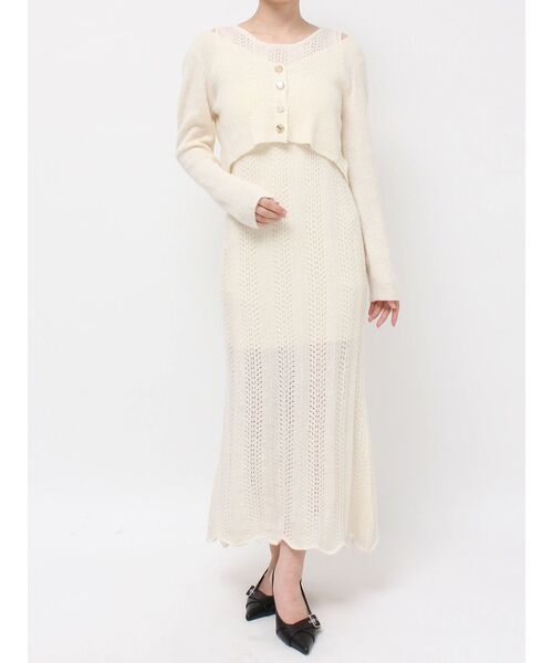 アンサンブルレースニットワンピース（ワンピース）｜RESEXXY