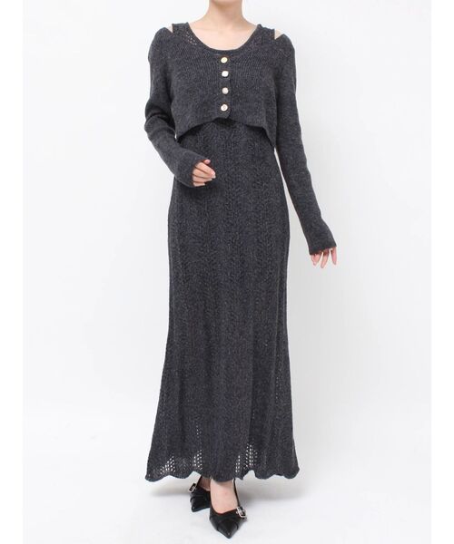 アンサンブルレースニットワンピース（ワンピース）｜RESEXXY