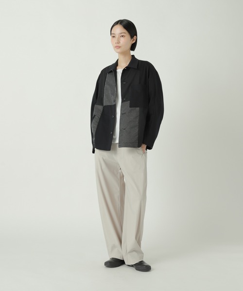 ZUCCa(ズッカ)の「ストレッチナイロントリコット / パンツ / (O)(その他パンツ・レディース・ブラック/ベージュ/ネイビー・M size/S size)」の4枚目の写真