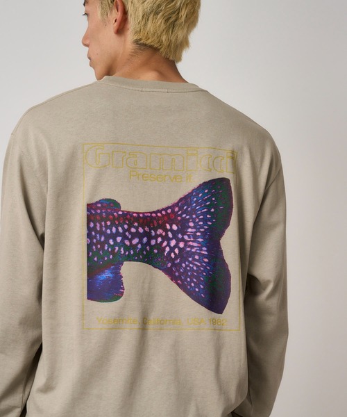 GRAMICCI×F-LAGSTUF-F/別注ロングスリーブTシャツ GRAMICCI×F-LAGSTUF-F/別注ロングスリーブTシャツ Gramicci