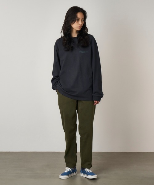 Gramicci（グラミチ）の「TROUTTAIL L/S TEE｜トラウトテイルロングスリーブTシャツ（Tシャツ/カットソー・メンズ・ブラック系その他/ホワイト/ベージュ・S/M/L/XL/XXL）」の8枚目の写真