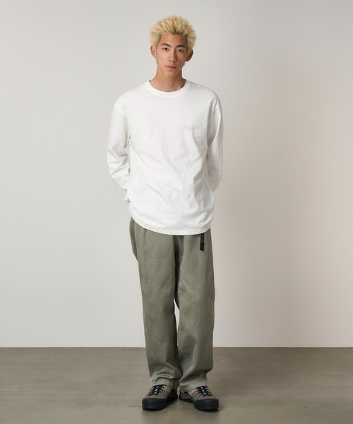 GRAMICCI×F-LAGSTUF-F/別注ロングスリーブTシャツ フラグスタフ