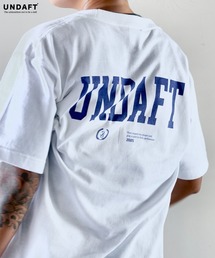 UNDAFT フロントバックロゴTシャツ