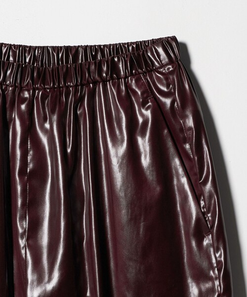 6(ROKU)＞ポリエステル サテン パンツ 25FW（その他パンツ）｜6