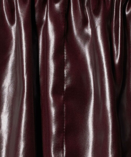 roku 6 ポリエステルサテンパンツ　25FW 6(ROKU)＞ポリエステル サテン パンツ 25FW