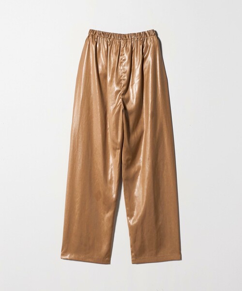 roku 6 ポリエステルサテンパンツ　25FW 6(ROKU) パンツ 「6(ROKU)」ポリエステル サテン 25FW
