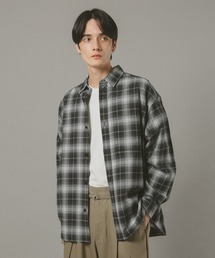 RAGEBLUE | ビッグシルエット/オンブレチェックシャツ(シャツ/ブラウス)