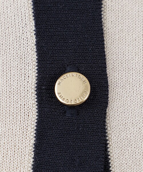 MACKINTOSH PHILOSOPHY(マッキントッシュ フィロソフィー)の「【ROYTON(ロイトン)】リネンミックスニット(カーディガン/ボレロ・レディース・ベージュ/ライトブルー/ダークネイビー・36/38)」の11枚目の写真