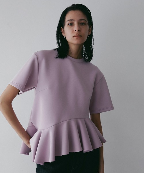 FRILL DESIGN CUT TOPS（Tシャツ/カットソー）｜MANOF（マノフ）の