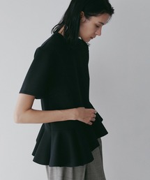 2WAY FRILL NECK CUT TOPS（Tシャツ/カットソー）｜MANOF（マノフ）の