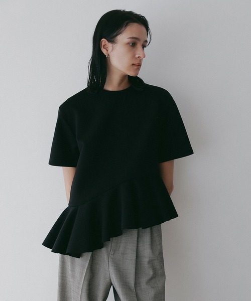 セール】FRILL DESIGN CUT TOPS（Tシャツ/カットソー）｜MANOF（マノフ