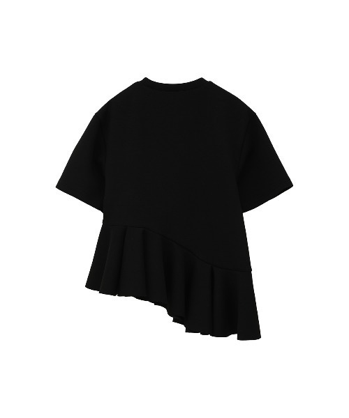 MANOF（マノフ）の「FRILL DESIGN CUT TOPS（Tシャツ/カットソー・レディース・ブラック/パープル/ホワイト・F）」の5枚目の写真
