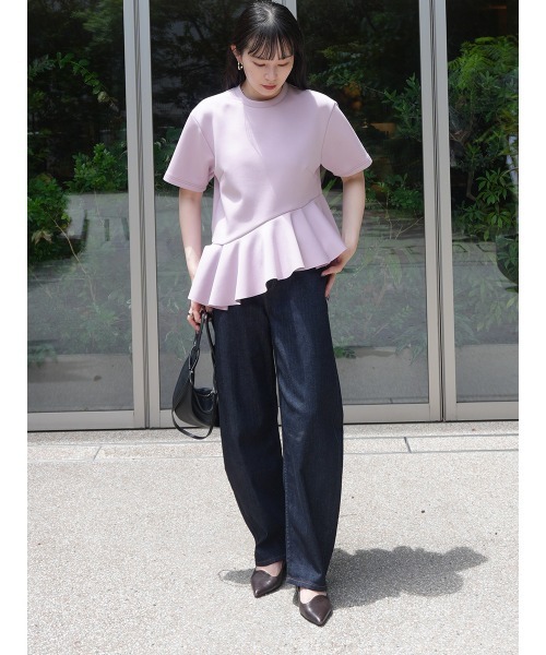 セール】FRILL DESIGN CUT TOPS（Tシャツ/カットソー）｜MANOF（マノフ