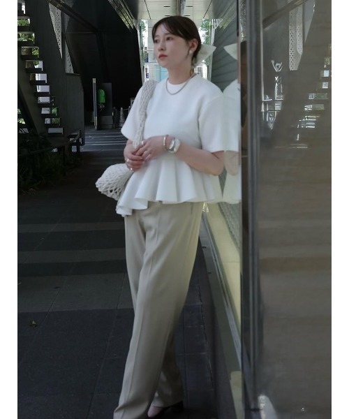 FRILL DESIGN CUT TOPS（Tシャツ/カットソー）｜MANOF（マノフ）の