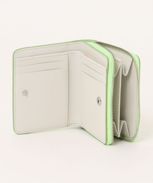 セール】THE LEATHER MINI COMPACT WALLET/ザ レザー ミニ