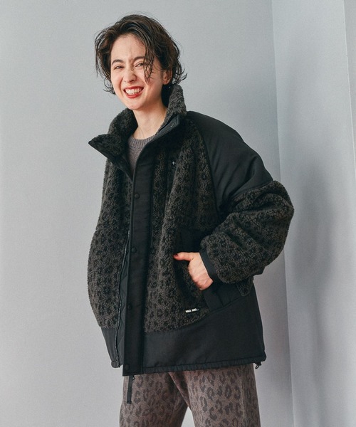 niko and...(ニコアンド)の「アソートWARMボアジャケット(その他アウター・レディース・ブラウン/チャコール/ネイビー/クリーム/アイボリー・MEDIUM/LONG)」の12枚目の写真