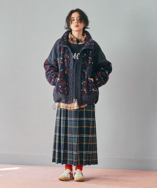 niko and...(ニコアンド)の「アソートWARMボアジャケット(その他アウター・レディース・ブラウン/チャコール/ネイビー/クリーム/アイボリー・MEDIUM/LONG)」の17枚目の写真