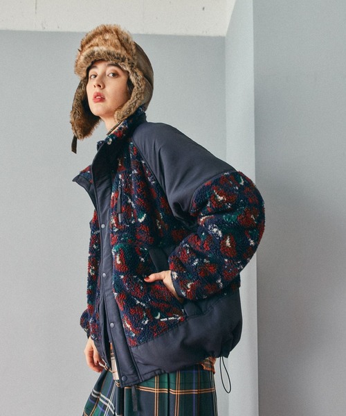 niko and...(ニコアンド)の「アソートWARMボアジャケット(その他アウター・レディース・ブラウン/チャコール/ネイビー/クリーム/アイボリー・MEDIUM/LONG)」の19枚目の写真