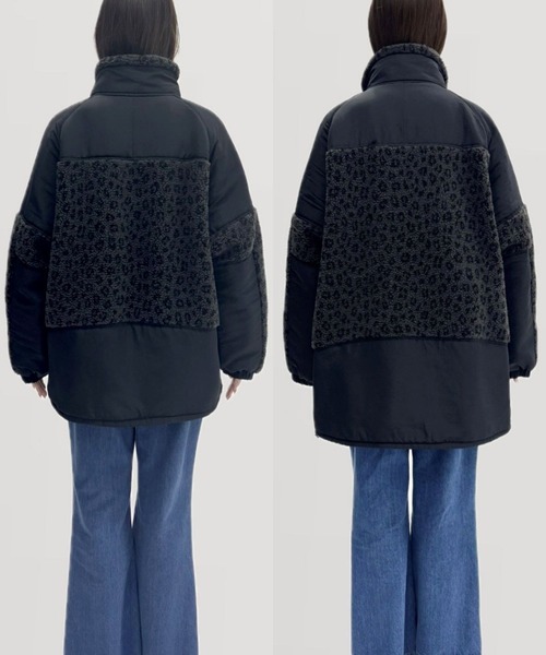 niko and...(ニコアンド)の「アソートWARMボアジャケット(その他アウター・レディース・ブラウン/チャコール/ネイビー/クリーム/アイボリー・MEDIUM/LONG)」の22枚目の写真