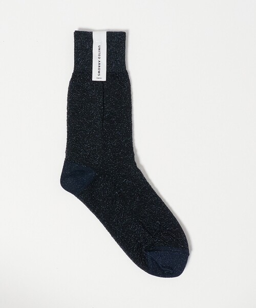 UNITED ARROWS(ユナイテッドアローズ)の「シアー グリッター ソックス(ソックス/靴下・レディース・ネイビー/その他1/レッド/ベージュ/ブラック・FREE)」の1枚目の写真