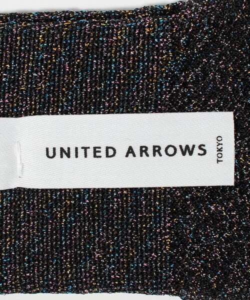 UNITED ARROWS(ユナイテッドアローズ)の「シアー グリッター ソックス(ソックス/靴下・レディース・ネイビー/その他1/レッド/ベージュ/ブラック・FREE)」の10枚目の写真