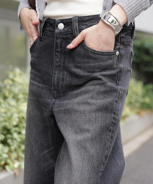 PICCADILLY（ピカデリー）の「◆〈フリーズマート別注〉PICCADILLY ベーシックワイドデニムパンツ【低身長サイズ有】（デニムパンツ・レディース・ライトインディゴブルー/ブラック系その他2・X-SMALL/SMALL/MEDIUM）」の15枚目の写真