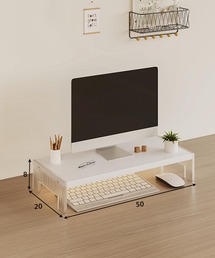 aimoha（アイモハ）の「アクリル脚 モニター台（PCグッズ）」