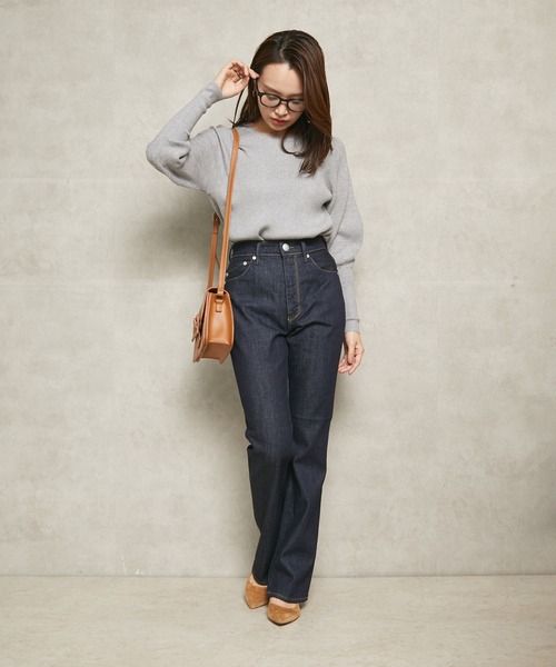 Sirin(シリン)の「【YANUK】セミフレア インディゴ(デニムパンツ・レディース・インディゴブルー・SMALL/X-SMALL)」の7枚目の写真