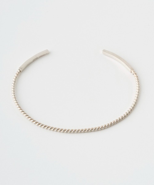 BANGLE - TWIST - SILVER