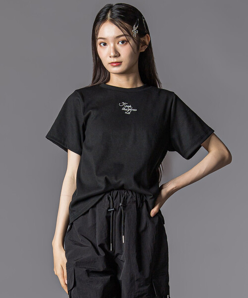 ZIDDY（ジディ）の「オフショルダー2WAY長袖シャツ＆半袖Tシャツセット(130~160cm)（シャツ/ブラウス・キッズ・パープル/グレー・FREE/130cm/140cm/150cm）」の4枚目の写真