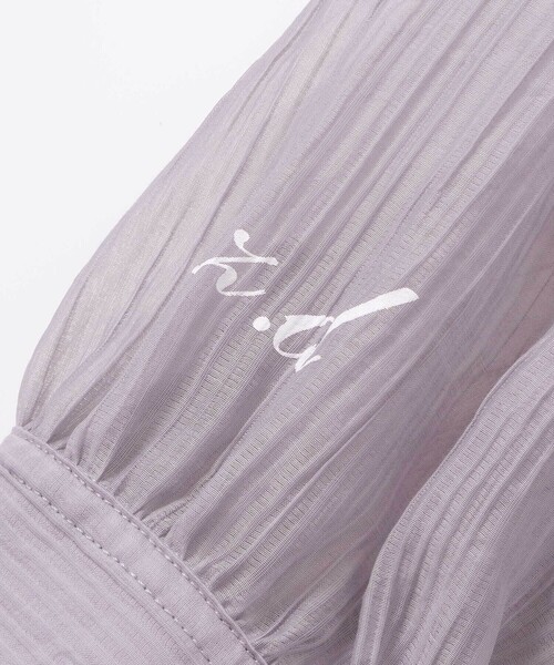 ZIDDY（ジディ）の「オフショルダー2WAY長袖シャツ＆半袖Tシャツセット(130~160cm)（シャツ/ブラウス・キッズ・パープル/グレー・FREE/130cm/140cm/150cm）」の8枚目の写真